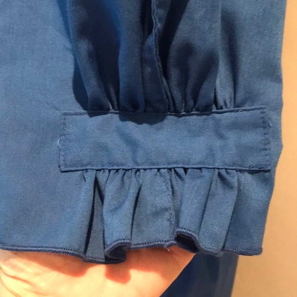 “ JUNIOR SCOPE” Vintage/ Retro Blue Dress. - Picture 8 of 16